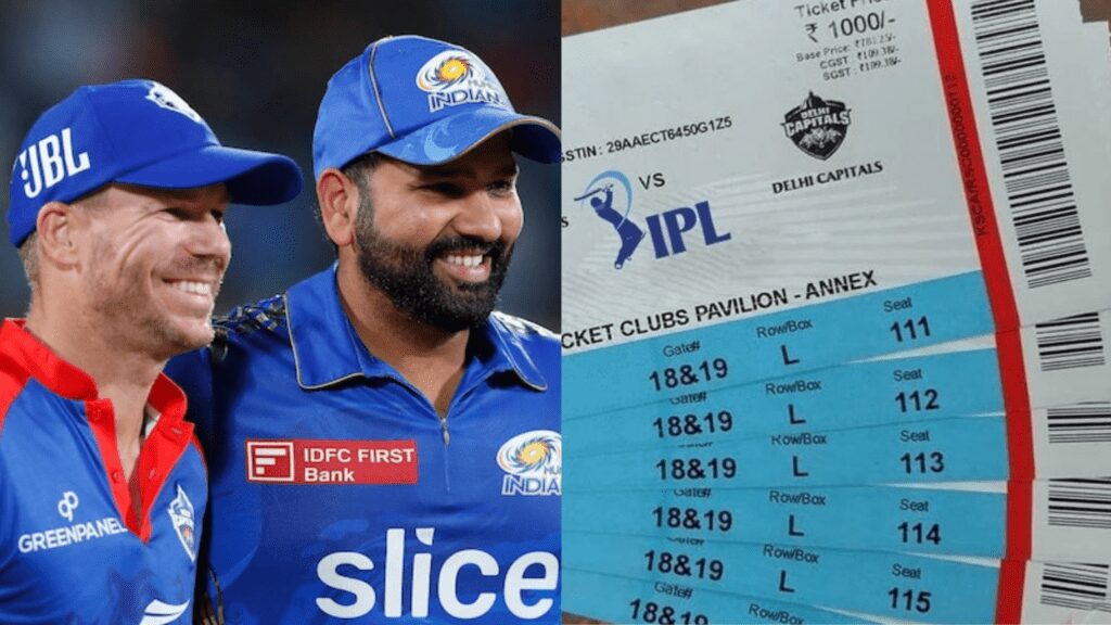 DC vs MI Match Tickets