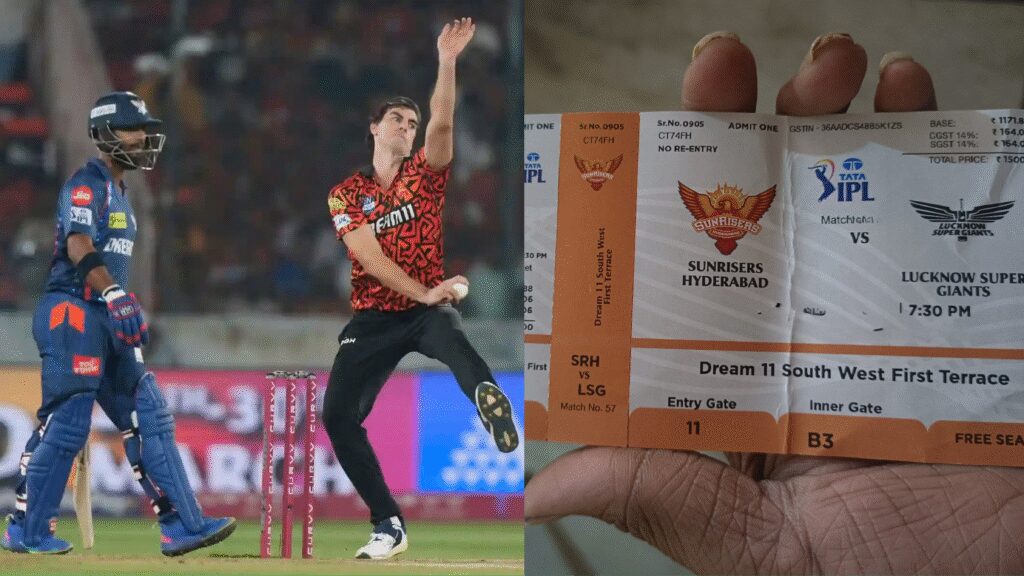 LSG vs SRH Match Tickets