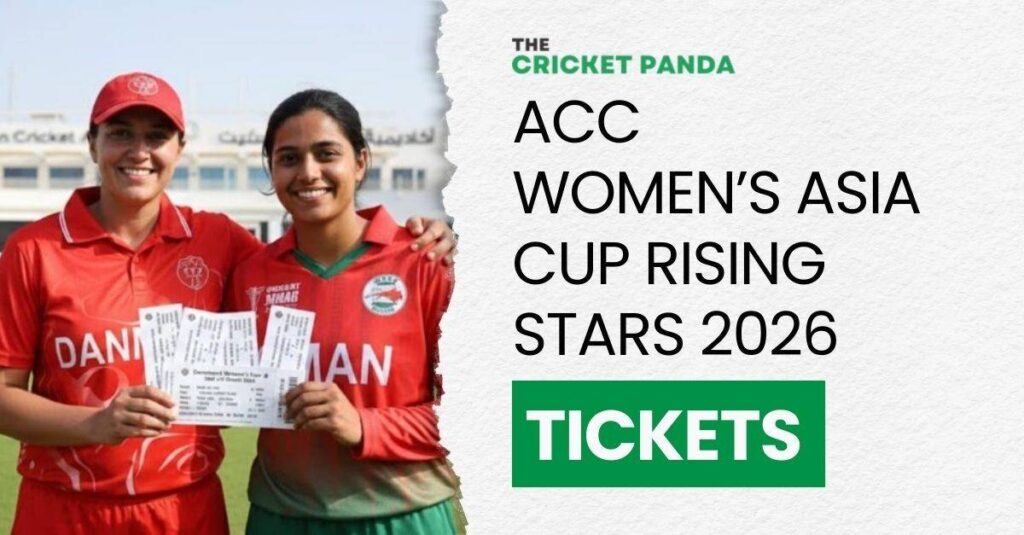 ACC Women’s Asia Cup Rising Stars 2026 Tickets
