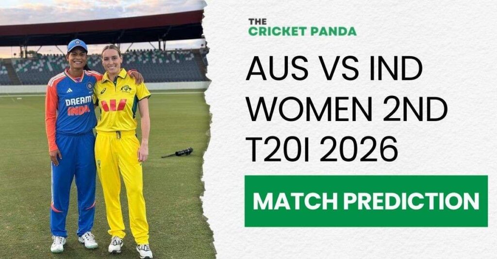 AUS vs IND Women 2nd T20I 2026 Match Prediction