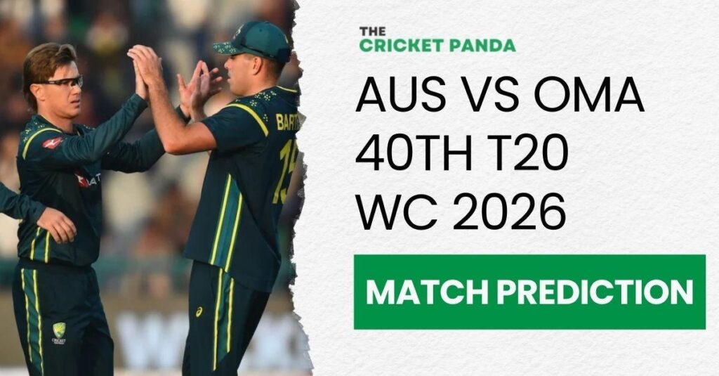 AUS vs OMA 40th T20 WC 2026 Match Odds