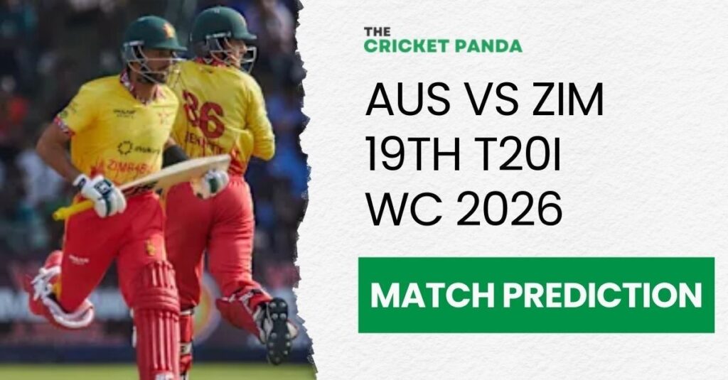 AUS vs ZIM 19th T20I WC 2026