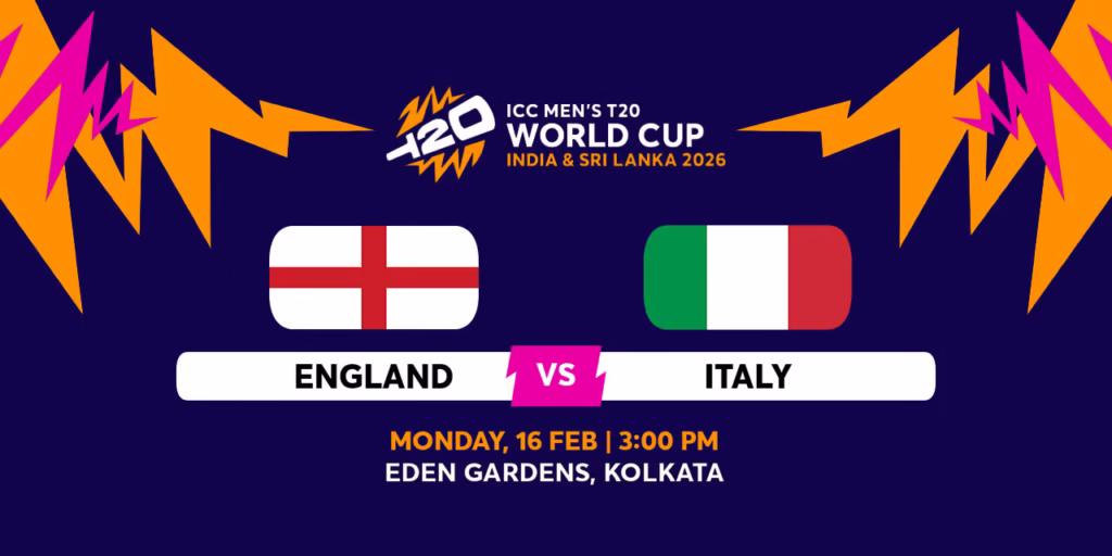 ENG vs ITA ICC Men's T20 Cricket World Cup Match ENG vs ITA ICC Men's T20 Cricket World Cup Match