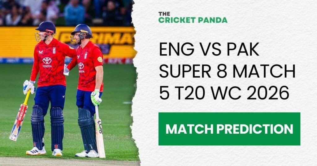 ENG vs PAK Super 8 Match 5 T20 WC 2026 Odds