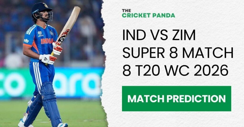 IND vs ZIM Super 8 Match 8 T20 WC 2026 Odds