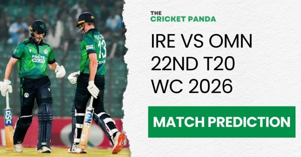 IRE vs OMN 22nd T20 WC 2026 Match Odds