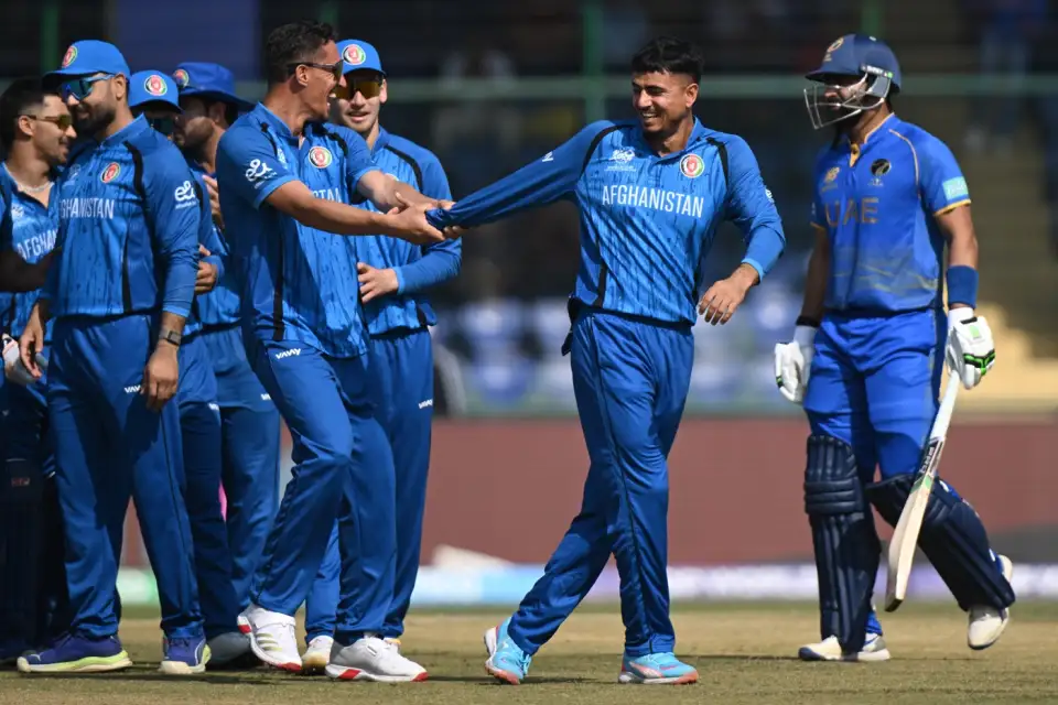 Mujeeb Ur Rahman got the big wicket of Muhammad Waseem