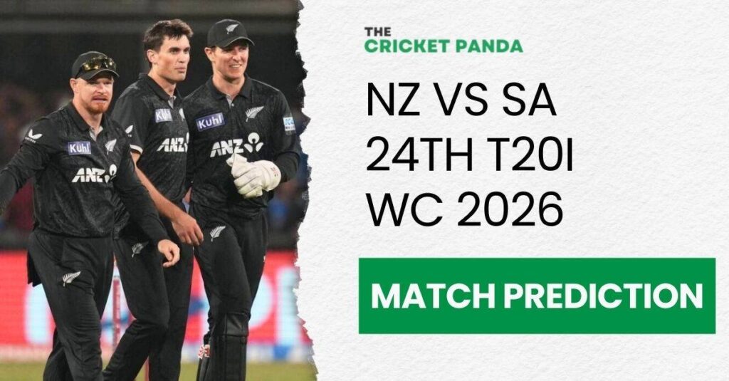 NZ vs SA 24th T20I WC 2026 Match Odds