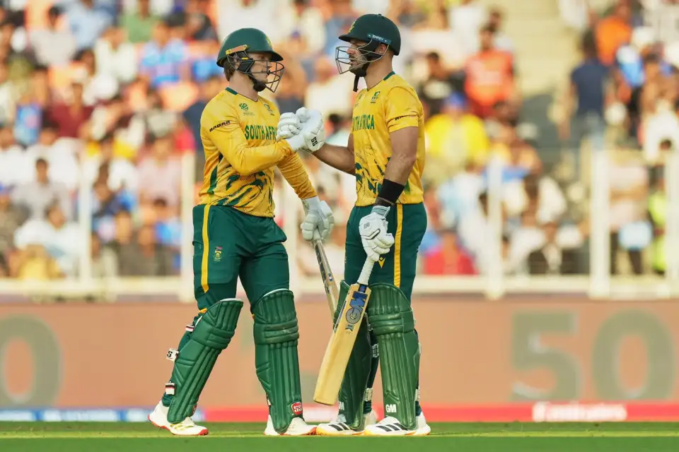 Ryan Rickelton and Aiden Markram put South Africa firmly on course