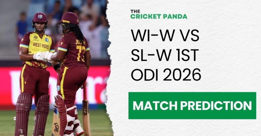 WI-W vs SL-W 1st ODI 2026 Match Prediction