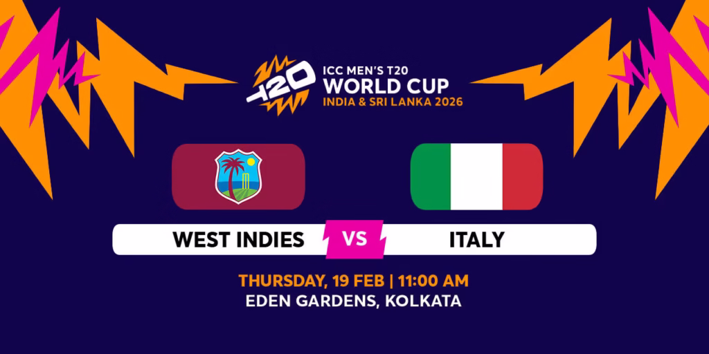 West Indies Vs Italy T20 World Cup Match West Indies Vs Italy T20 World Cup Match
