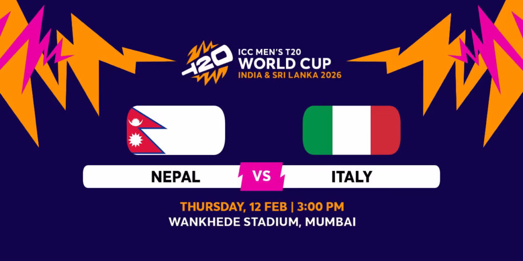 Italy vs Nepal, T20 World Cup 17th Match Italy vs Nepal, T20 World Cup 17th Match